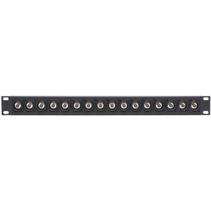 My Custom Shop Patch Panel de Parcheo Canare 16 Puertos 75-Ohm 12G-SDI 1 RU