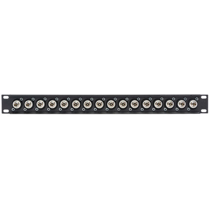 My Custom Shop Patch Panel de Parcheo Canare 16 Puertos 75-Ohm 12G-SDI 1 RU
