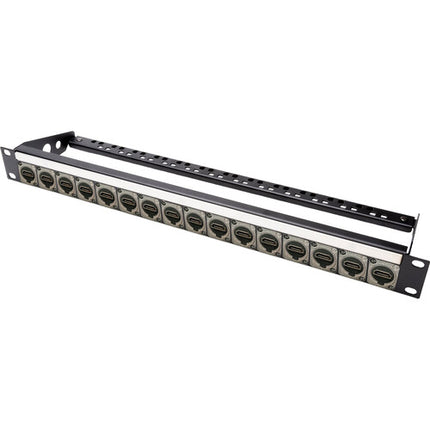 My Custom Shop Patch Bay HDMI 2.0 con 16 Puertos Barra Trasera 1 RU