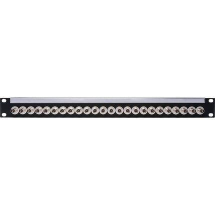 My Custom Shop Patch Panel 24 Puertos 12G-SDI BNC con Barra Lacing