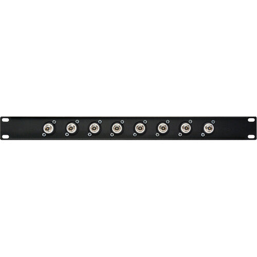 My Custom Shop Panel de parcheo BNC recessed 8 puertos 75 Ohm 1 RU