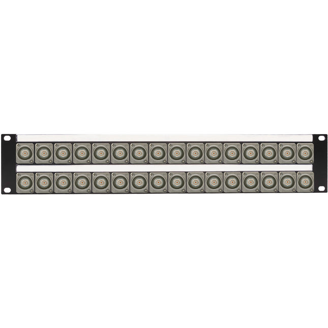 My Custom Shop Patch Panel BNC 32 Puertos 12G-SDI 4K 8K con Barra Trasera 2 RU