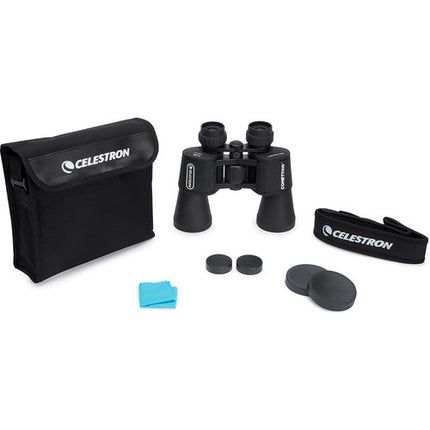 Celestron 7x50 Cometron Binoculares 7x Aumento 50mm Lente Objetivo con Estuche y Correa