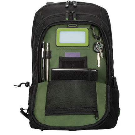 Targus Mochila EcoSmart para portátil 15.6 Pulg Foam acolchado Negro Verde