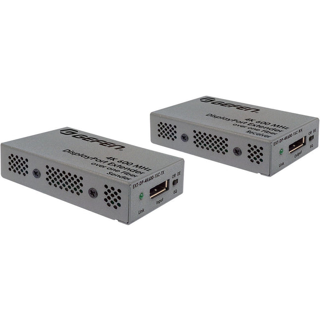 Gefen 4K 600 MHz Kit Extensor DisplayPort por Cable de Fibra Multimodo 201 m