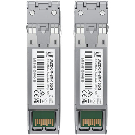 Ubiquiti UACC-OM-SM-10G-S Módulo Óptico Single-Mode 10 Gb/s 2-Pack