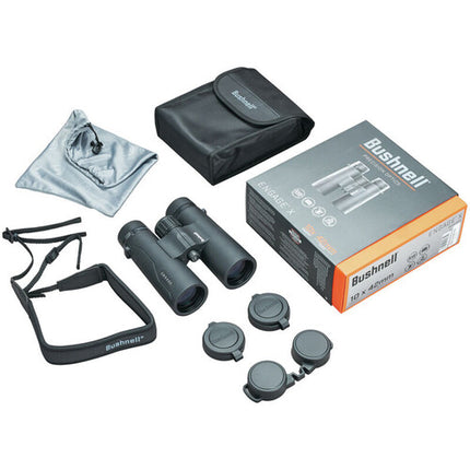 Bushnell Engage DX Prismáticos 10x42 BAK4 Nitrogenados Resistentes Agua