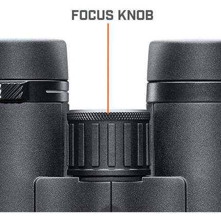 Bushnell 10x42 Engage X Prismáticos con cristal libre de plomo y lentes multirrevestidos en negro