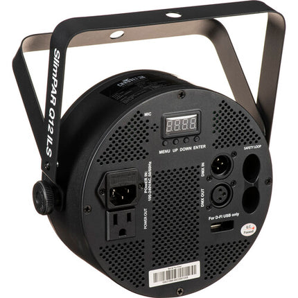 CHAUVET DJ SlimPAR Q12 ILS Foco LED RGBA bajo perfil con DMX y Wireless