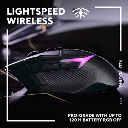 Logitech G G512 LIGHTSYNC Teclado Mecánico GX Brown y Ratón Wireless LIGHTSPEED 25600 dpi Gaming Kit