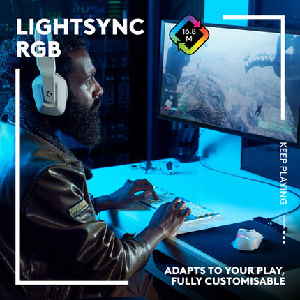 Logitech G G512 LIGHTSYNC Teclado Mecánico GX Brown y Ratón Wireless LIGHTSPEED 25600 dpi Gaming Kit