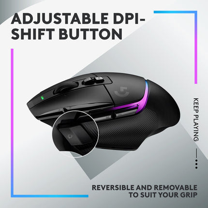 Logitech G G512 LIGHTSYNC Teclado Mecánico GX Brown y Ratón Wireless LIGHTSPEED 25600 dpi Gaming Kit
