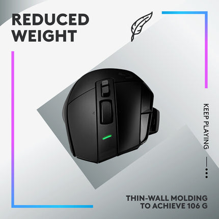 Logitech G G502 X Plus Ratón Gaming Inalámbrico 25600 dpi RGB Negro