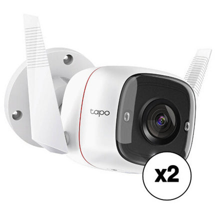 TP-Link Tapo C310 Cámara Wi-Fi Exterior 3MP Resolución 2304x1296 Visión Nocturna 98' 2-Pack