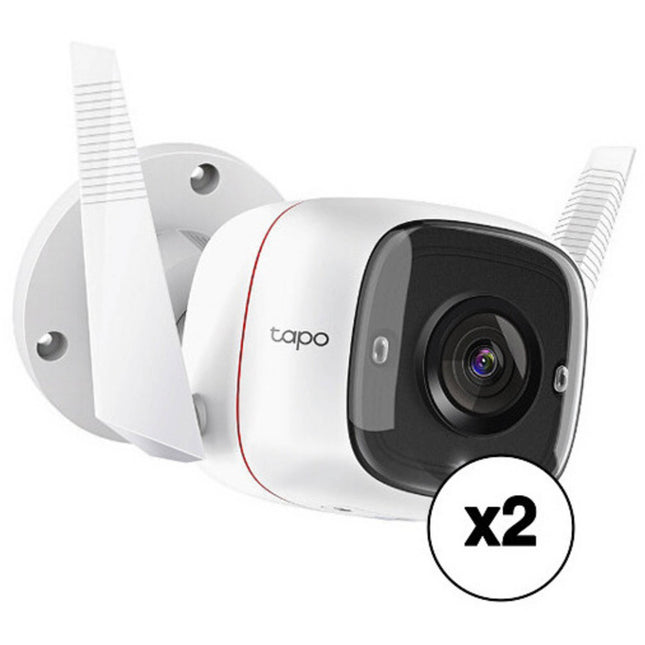 TP-Link Tapo C310 Cámara Wi-Fi Exterior 3MP Resolución 2304x1296 Visión Nocturna 98' 2-Pack