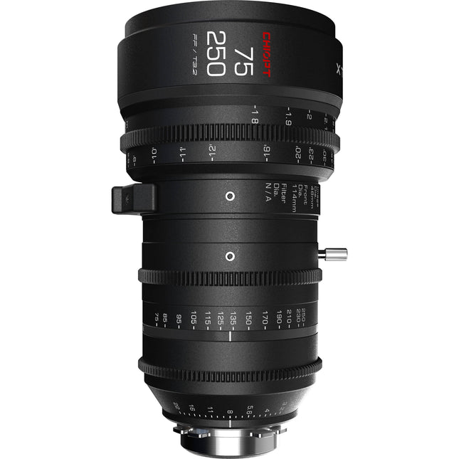 CHIOPT XTREME 75-250mm T3.2 Zoom Cine Óptica PL Montura Compacta