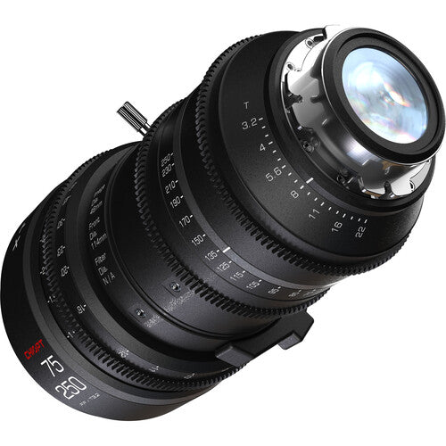 CHIOPT XTREME 75-250mm T3.2 Zoom Cine Óptica PL Montura Compacta