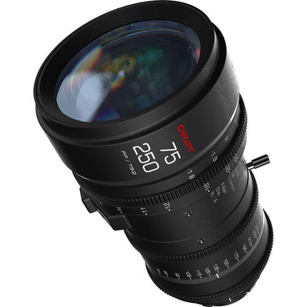 CHIOPT XTREME 75-250mm T3.2 Zoom Cine Óptica PL Montura Compacta
