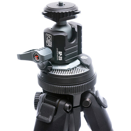 ANDYCINE Cabezal Esférico Multifuncional Soporta 3 kg Giro 90° Montura NATO