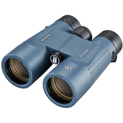 Bushnell 10x42 H2O Prismáticos Techo Resistente Agua Ligeros Azul