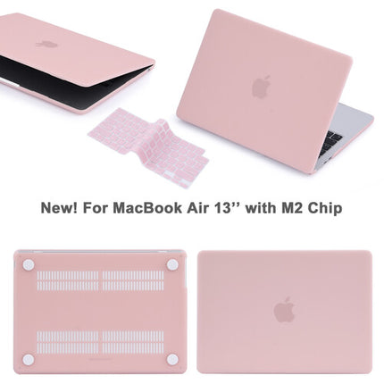 TechProtectus Colorlife Funda Dura 13.6 MacBook Air M2 M3 M4 Rosa con Protector de Teclado
