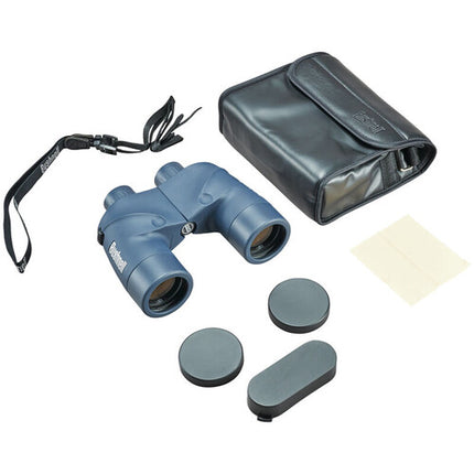 Bushnell 7x50 Binoculares Marinos Azul Prismaticos BAK4 Impermeables