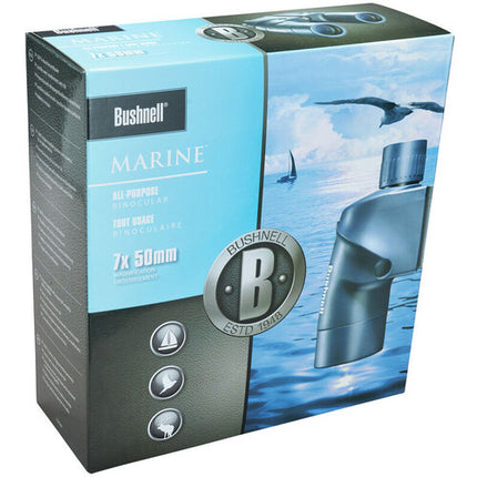 Bushnell 7x50 Binoculares Marinos Azul Prismaticos BAK4 Impermeables