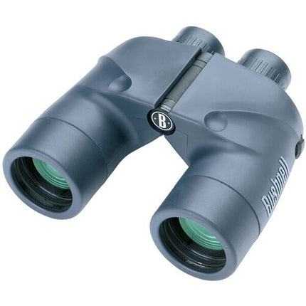 Bushnell 7x50 Prismáticos Marinos con Brújula y Visión Iluminada Azul