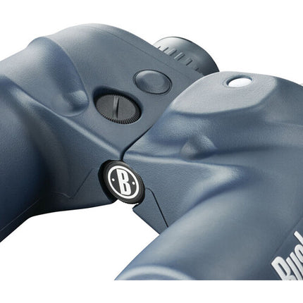 Bushnell 7x50 Prismáticos Marinos con Brújula y Visión Iluminada Azul