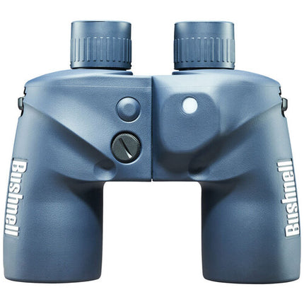 Bushnell 7x50 Prismáticos Marinos con Brújula y Visión Iluminada Azul