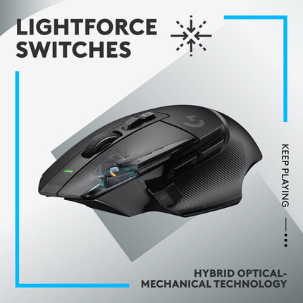 Logitech G G502 X LIGHTSPEED Ratón Gaming Inalámbrico 25600 dpi 140 Hrs batería