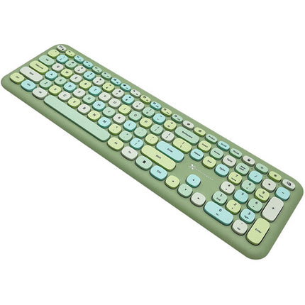 X9 Performance Teclado y Ratón Inalámbrico Verde 2.4 GHz 1200 dpi