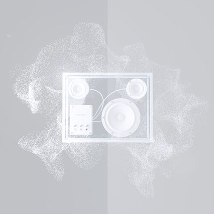 Transparent Bluetooth Speaker Blanco con Potencia de 140W y Woofer 6.5"