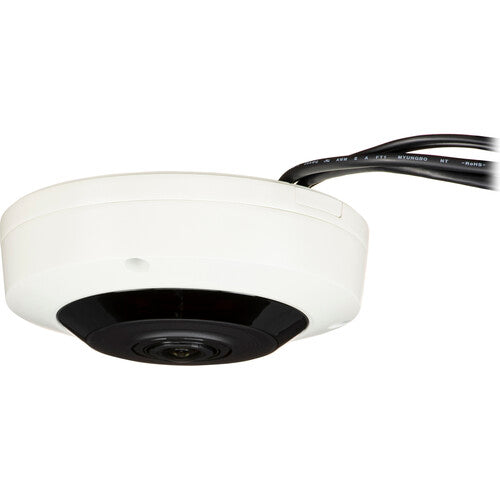 Hanwha Vision WiseNet XNF-8010R Cámara Fisheye 6MP Interior 360° 1.6mm 49ft IR
