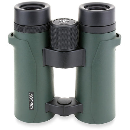 Carson 10x42 RD Prismáticos verdes BAK4 Ángulo 61° impermeables