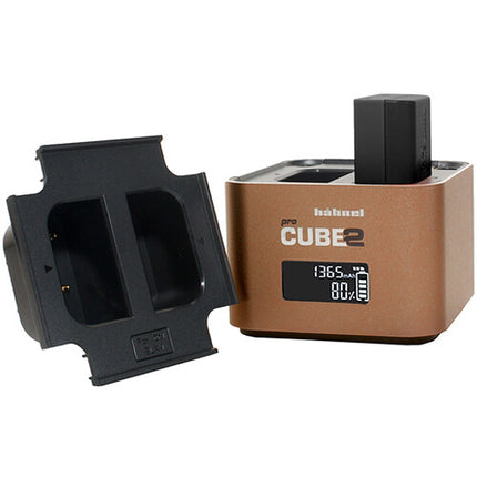 hahnel ProCUBE2 Plato Cargador para Olympus BLX-1 BAT Intercambiable