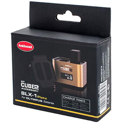 hahnel ProCUBE2 Plato Cargador para Olympus BLX-1 BAT Intercambiable