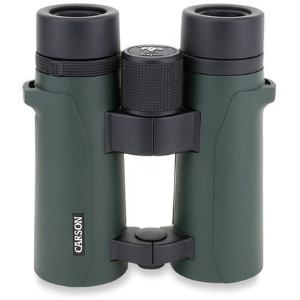 Carson 8x42 RD Binoculares con Prismas BAK4 y Recubrimiento Completo