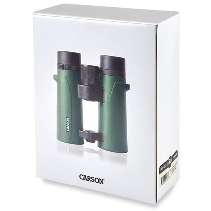 Carson 10x50 RD Binoculares con prisma BAK4 y óptica multi recubierta impermeables