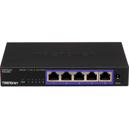 TRENDnet TEG-S350 Switch de Red 5 Puertos 2.5G 25 Gb/s 18.6 Mpps