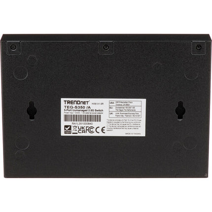 TRENDnet TEG-S350 Switch de Red 5 Puertos 2.5G 25 Gb/s 18.6 Mpps