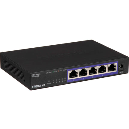 TRENDnet TEG-S350 Switch de Red 5 Puertos 2.5G 25 Gb/s 18.6 Mpps