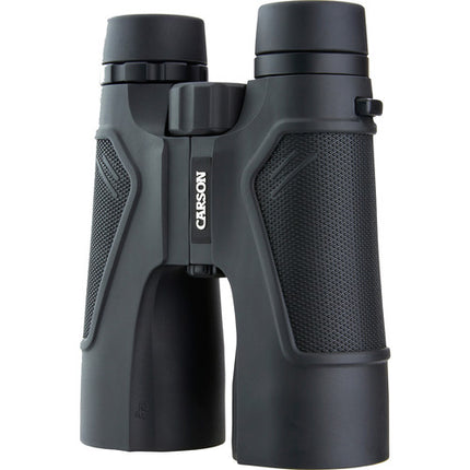 Carson 10x50 Series ED Prismáticos Binoculares Nitrogenados 3D Resistentes al Agua y Niebla con Estuche Deluxe