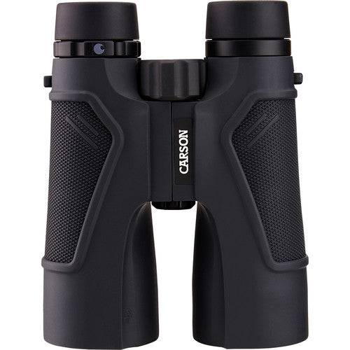 Carson 10x50 Series ED Prismáticos Binoculares Nitrogenados 3D Resistentes al Agua y Niebla con Estuche Deluxe