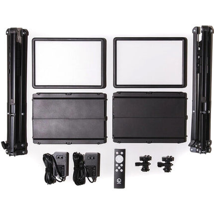 Lume Cube Kit Luz LED Bi-Color Panel Estudio 3200-5600K 200 LEDs 2 Luces y Soportes