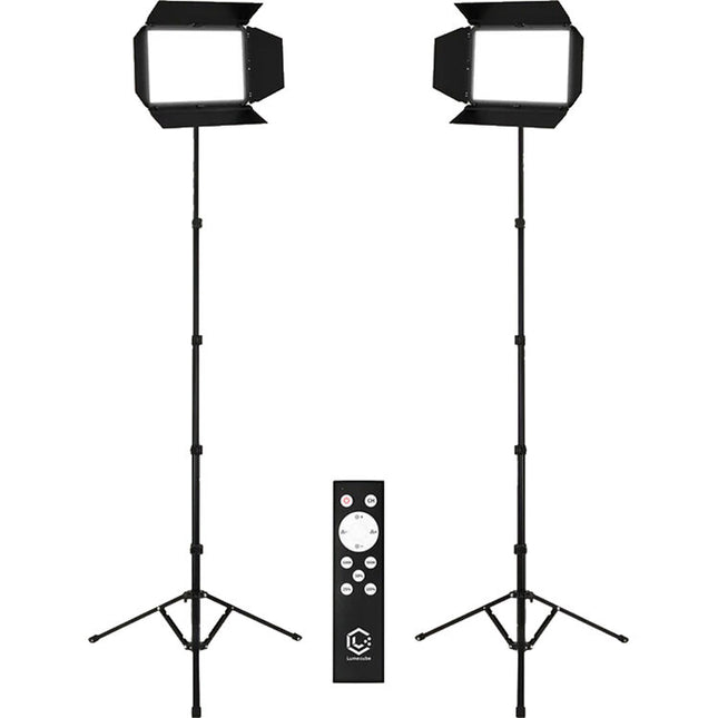 Lume Cube Kit Luz LED Bi-Color Panel Estudio 3200-5600K 200 LEDs 2 Luces y Soportes