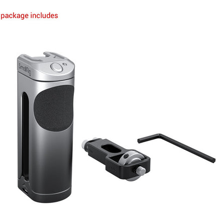 SmallRig Smartphone Side Handle con control remoto inalámbrico y montura 1/4"-20 adaptable para diestros y zurdos