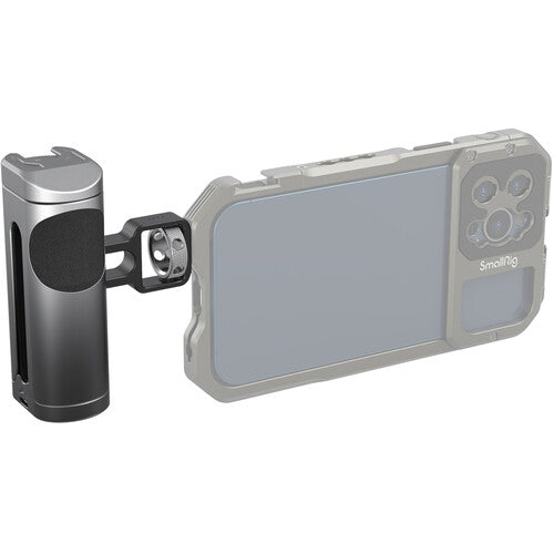 SmallRig Smartphone Side Handle mango lateral ajustable con conexión 1/4"-20 y soporte frío superior
