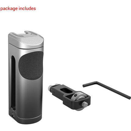 SmallRig Smartphone Side Handle mango lateral ajustable con conexión 1/4"-20 y soporte frío superior