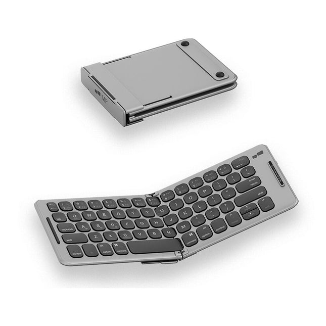 Mobile Pixels Teclado Inalámbrico Plegable Bluetooth 3 Dispositivos Gunmetal Gray
